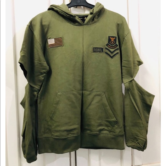 Olive green sweatshirt - Picture 3 of 4